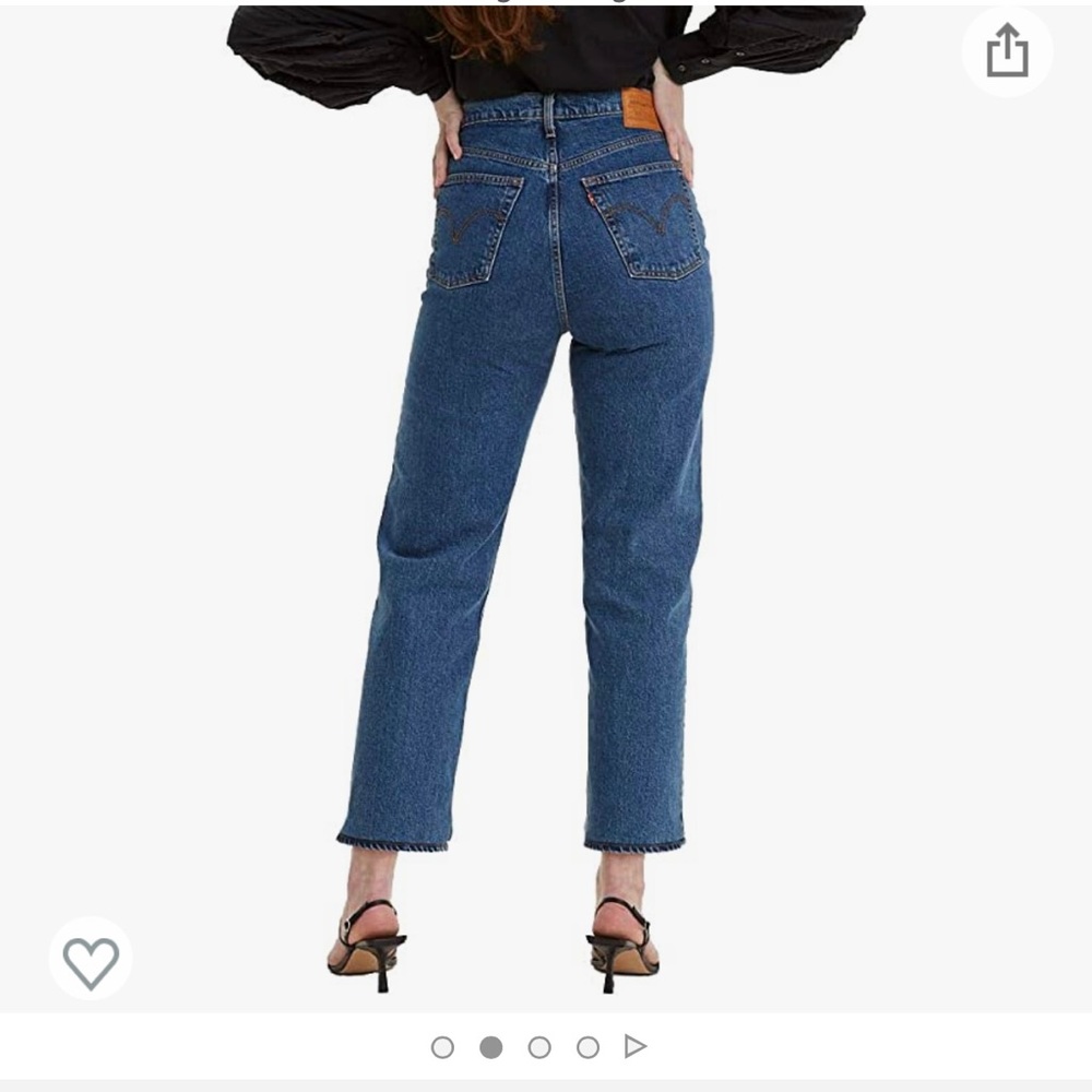 Levi’s Women Premium Ribcage Straight Ankle Jeans